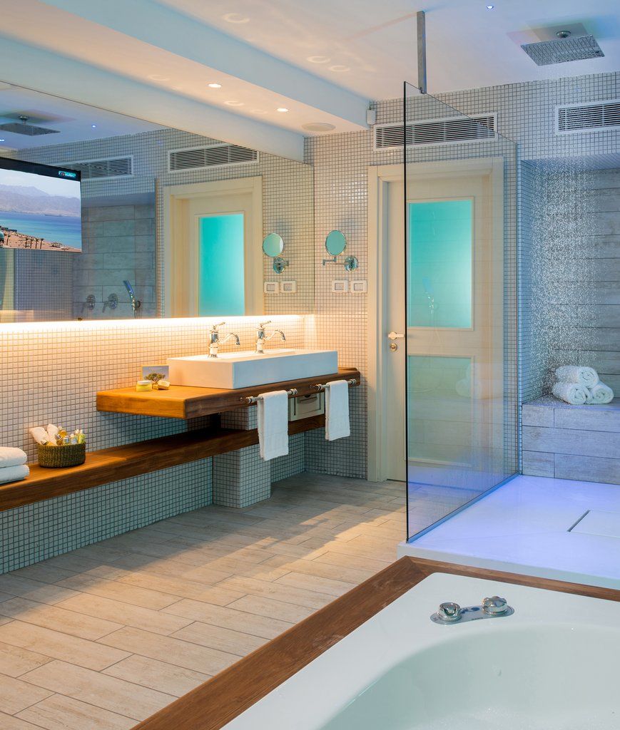 Herods Boutique Eilat A Premium Collection By Fattal Hotels ภายนอก รูปภาพ Bathroom